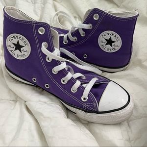 Purple High Top Converse